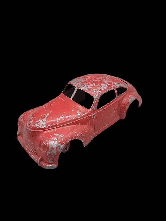 Slik-Toys Other - Vtg Slik-Toys Cast Aluminum Split Window Sedan Car Toy Lansing Iowa Red 9600